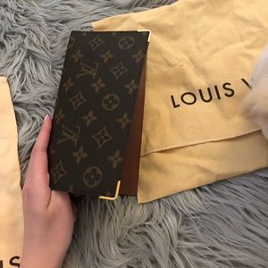 Louis Vuitton Flat Check Book Wallet